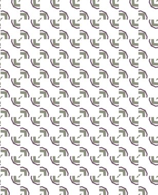 Geometrik süslemeli vektör deseni. Kusursuz tasarım dokusu.