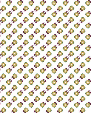 Geometrik süslemeli vektör deseni. Kusursuz tasarım dokusu.