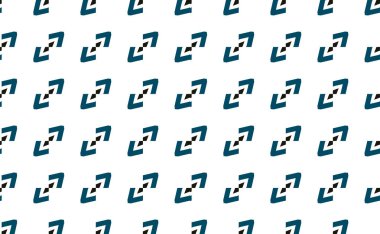 Geometrik süslemeli vektör deseni. Kusursuz tasarım dokusu.