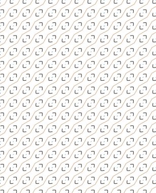 Geometrik süslemeli vektör deseni. Kusursuz tasarım dokusu.