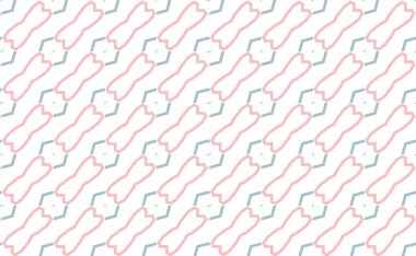 Geometrik süslemeli vektör deseni. Kusursuz tasarım dokusu.