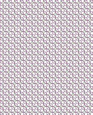 Geometrik süslemeli vektör deseni. Kusursuz tasarım dokusu.