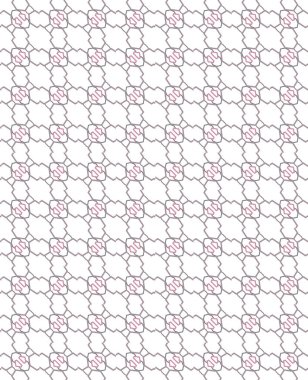 Dikişsiz geometrik süs vektör deseni. Soyut arka plan