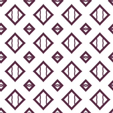 Kusursuz Vektör Deseni. Geometrik Süsleme Biçiminde Arkaplan DokusuName.