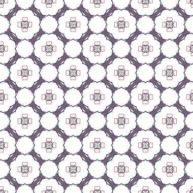 Kusursuz Vektör Deseni. Geometrik Süsleme Biçiminde Arkaplan DokusuName.