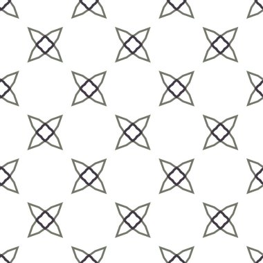 Dikişsiz geometrik süs vektör deseni. Soyut arka plan