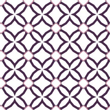 geometrik süsleme biçiminde kusursuz vektör deseni