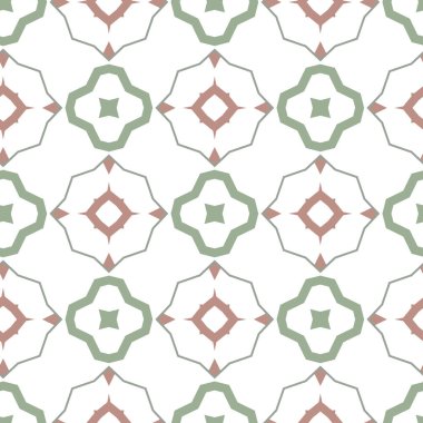 Dikişsiz geometrik süs vektör deseni. Soyut arka plan