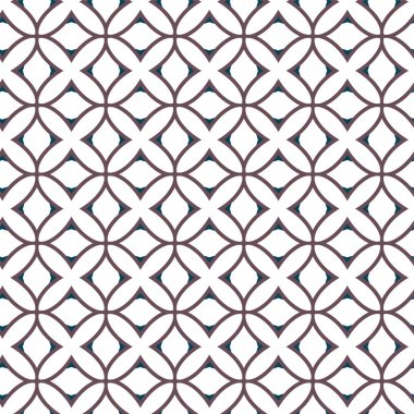 Dikişsiz geometrik süs vektör deseni. Soyut arka plan