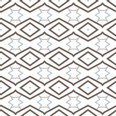 Dikişsiz geometrik süs vektör deseni. Soyut arka plan