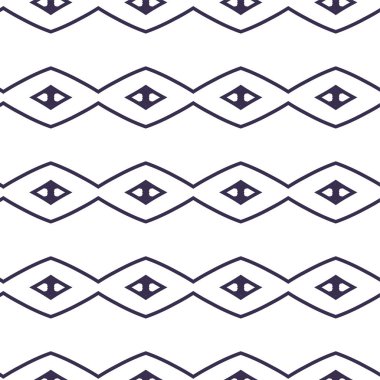 Dikişsiz geometrik süs vektör deseni. Soyut arka plan