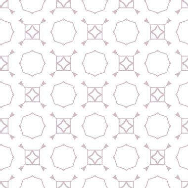 Dikişsiz geometrik süs vektör deseni. Soyut arka plan