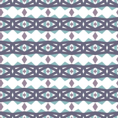 Dikişsiz geometrik süs vektör deseni. Soyut arka plan