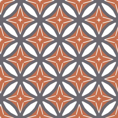 Dikişsiz geometrik süs vektör deseni. Soyut arka plan