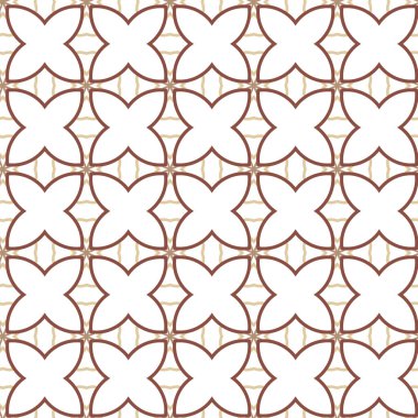 Dikişsiz geometrik süs vektör deseni. Soyut arka plan