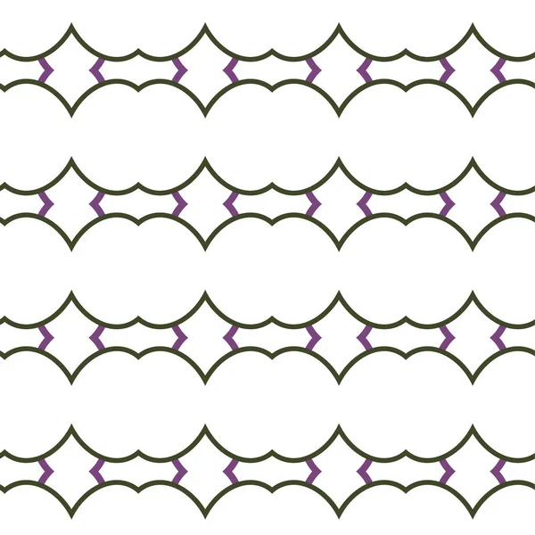 Bezszwowe Geometryczne Ozdobne Wektor Wzór Streszczenie Tła — Wektor stockowy