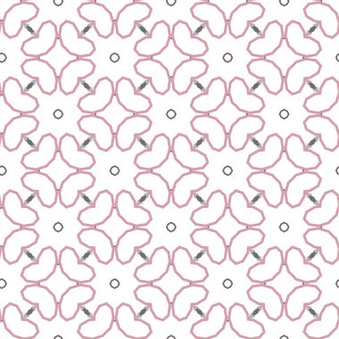 Dikişsiz geometrik süs vektör deseni. Soyut arka plan