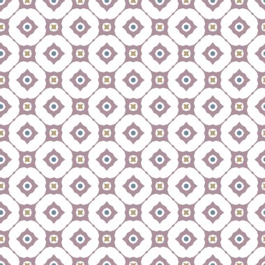 geometrik süsleme biçiminde kusursuz vektör deseni