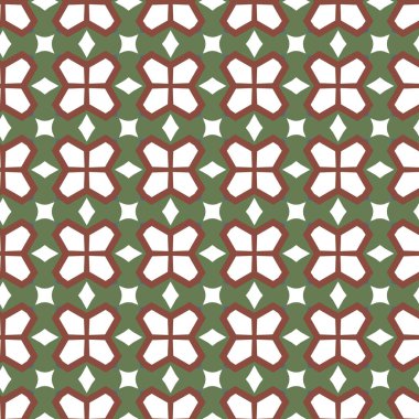 Kusursuz Vektör Deseni. Geometrik Süsleme Biçiminde Arkaplan DokusuName.