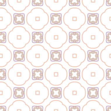 Geometrik süslemeli vektör deseni. Kusursuz tasarım dokusu.