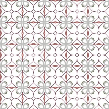 Geometrik süslemeli vektör deseni. Kusursuz tasarım dokusu.