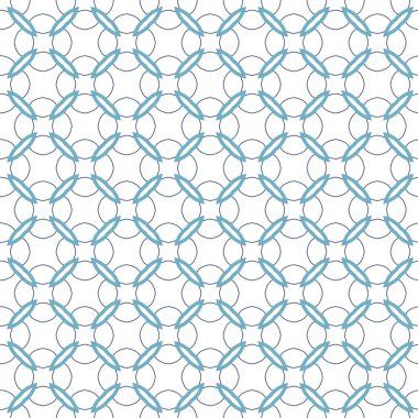 Geometrik süslemeli vektör deseni. Kusursuz tasarım dokusu.