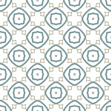 Geometrik süslemeli vektör deseni. Kusursuz tasarım dokusu.