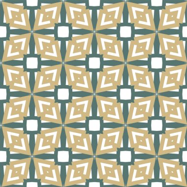 Geometrik süslemeli vektör deseni. Kusursuz tasarım dokusu.