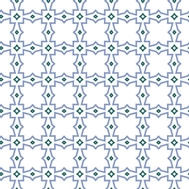 Geometrik süslemeli vektör deseni. Kusursuz tasarım dokusu.