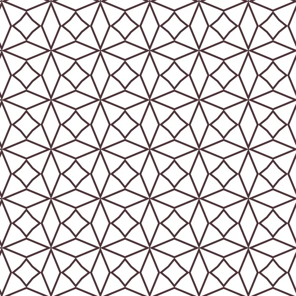 Geometrisches Ornamentales Vektormuster Nahtlose Design Textur — Stockvektor