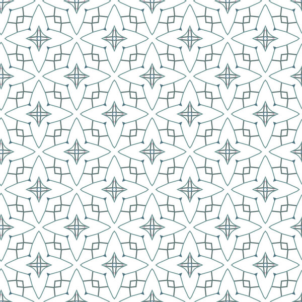 Geometric ornamental vector pattern. Seamless design texture.