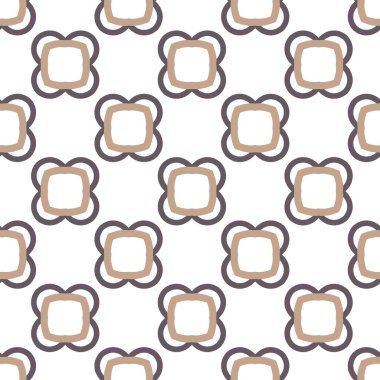 Geometrik süslemeli vektör deseni. Kusursuz tasarım dokusu.