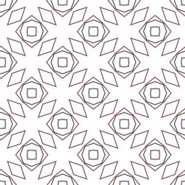 Kusursuz Vektör Deseni. Geometrik Süsleme Biçiminde Arkaplan DokusuName.