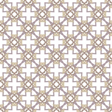 Kusursuz Vektör Deseni. Geometrik Süsleme Biçiminde Arkaplan DokusuName.