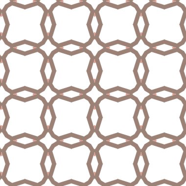 geometrik süsleme biçiminde kusursuz vektör deseni