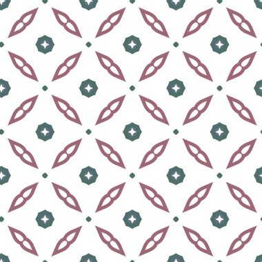 geometrik süsleme biçiminde kusursuz vektör deseni