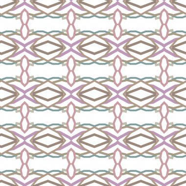 geometrik süsleme biçiminde kusursuz vektör deseni