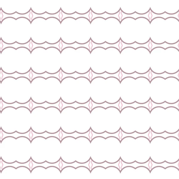 Бесшовный Векторный Узор Геометрическом Орнаментальном Стиле — стоковый вектор