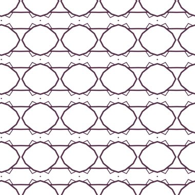 geometrik süsleme biçiminde kusursuz vektör deseni