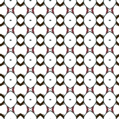 geometrik süsleme biçiminde kusursuz vektör deseni