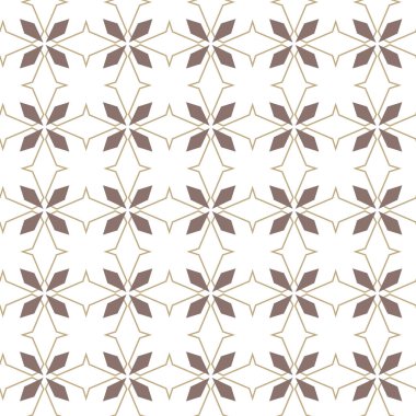 Dikişsiz geometrik süs vektör deseni. Soyut arka plan