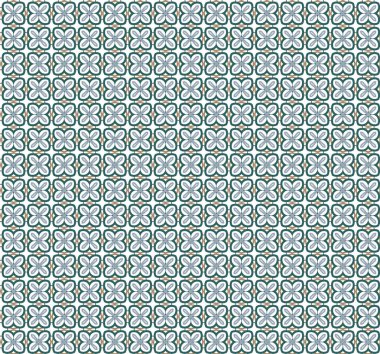 geometrik süsleme biçiminde kusursuz vektör deseni