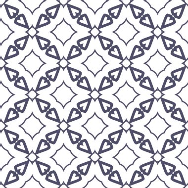Geometrik süslemeli vektör deseni. Kusursuz tasarım dokusu.