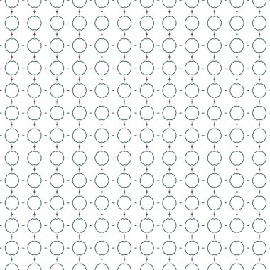 Geometrik süslemeli vektör deseni. Kusursuz tasarım dokusu.