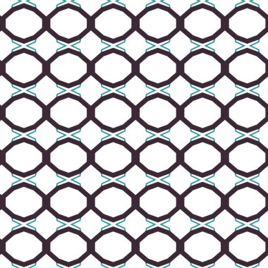 Geometrik süslemeli vektör deseni. Kusursuz tasarım dokusu.