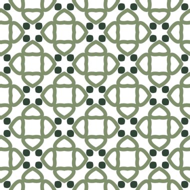 Geometrik süslemeli vektör deseni. Kusursuz tasarım dokusu.