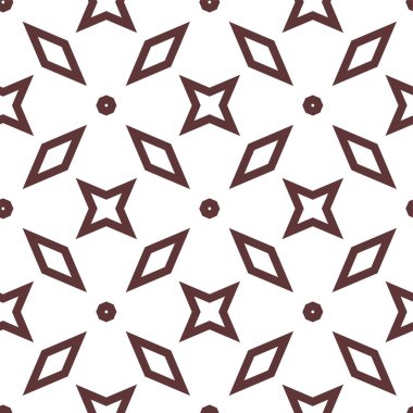 Geometrik süslemeli vektör deseni. Kusursuz tasarım dokusu.