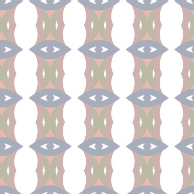 Geometrik süslemeli vektör deseni. Kusursuz tasarım dokusu.