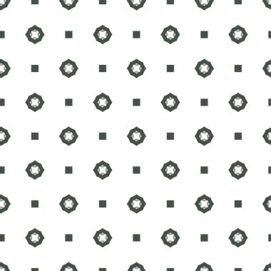 Geometrik süslemeli vektör deseni. Kusursuz tasarım dokusu.