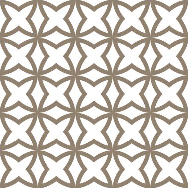 Geometrik süslemeli vektör deseni. Kusursuz tasarım dokusu.